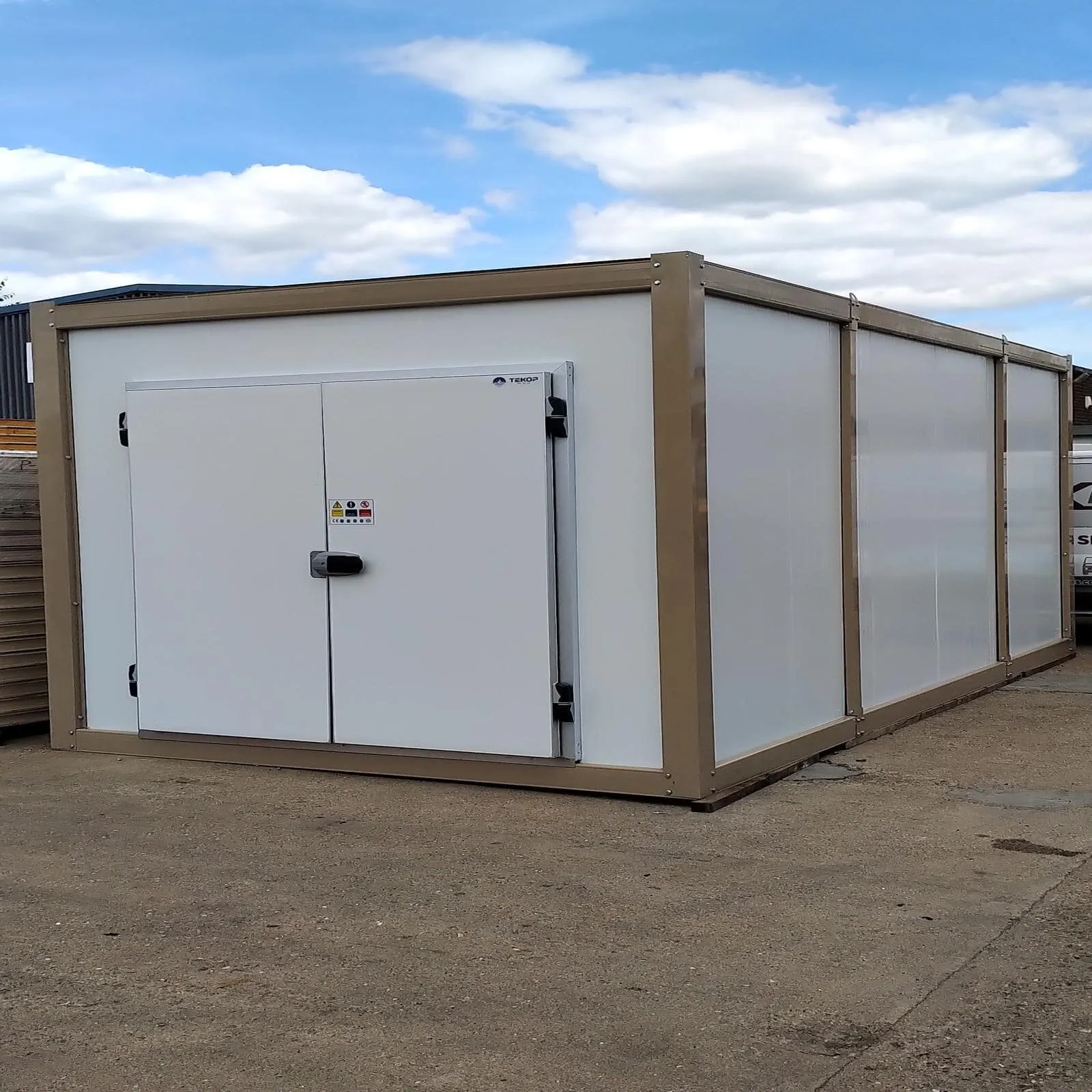 Tundra walk-in cold store pod installed outdoors
